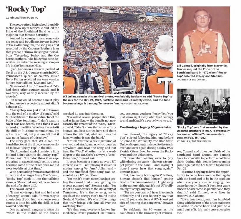 Football anthem 'Rocky Top' almost didn't make the cut (Part 2)