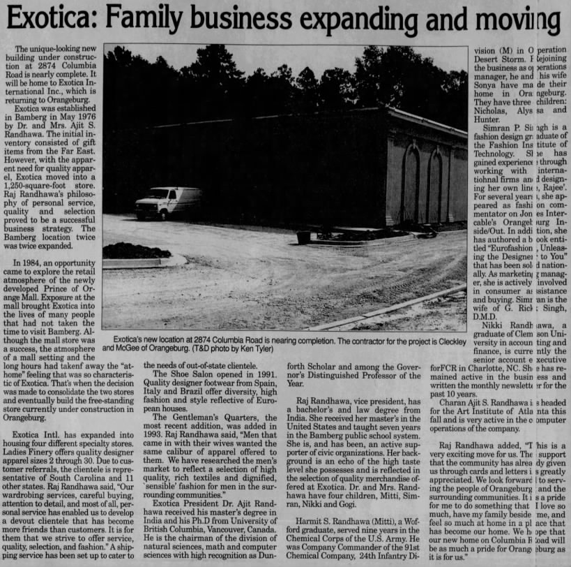 Family business expanding and moving