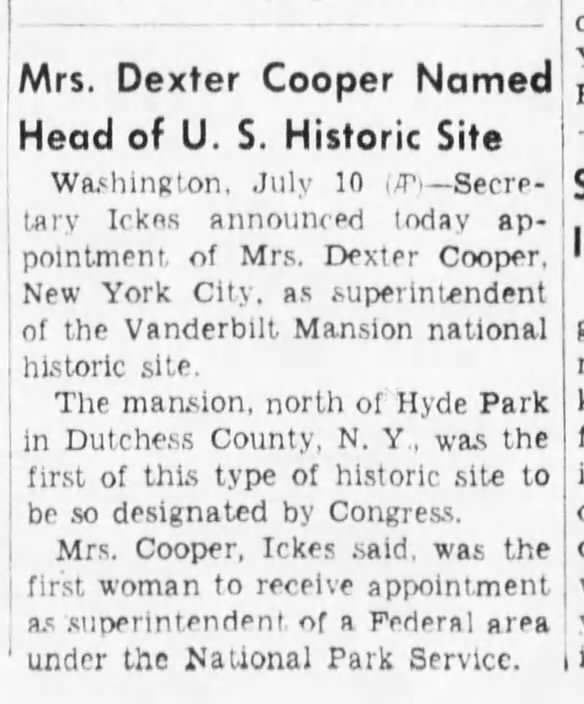 Gertrude Cooper NPS 1940