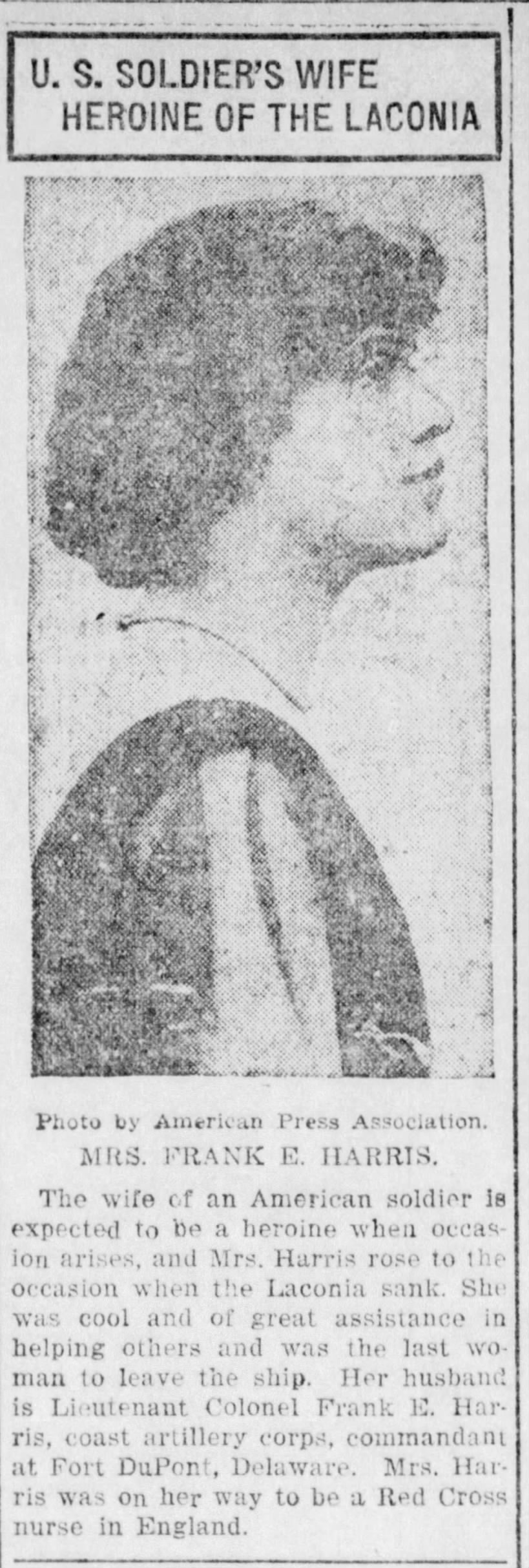 Mrs. Frank E. Harris 1917