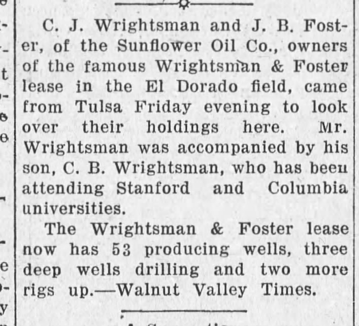 C.B. Wrightsman joins father_1916