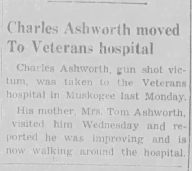 Great Grandma Daisy Ashworth visits with son Charles Ashworth after getting shot