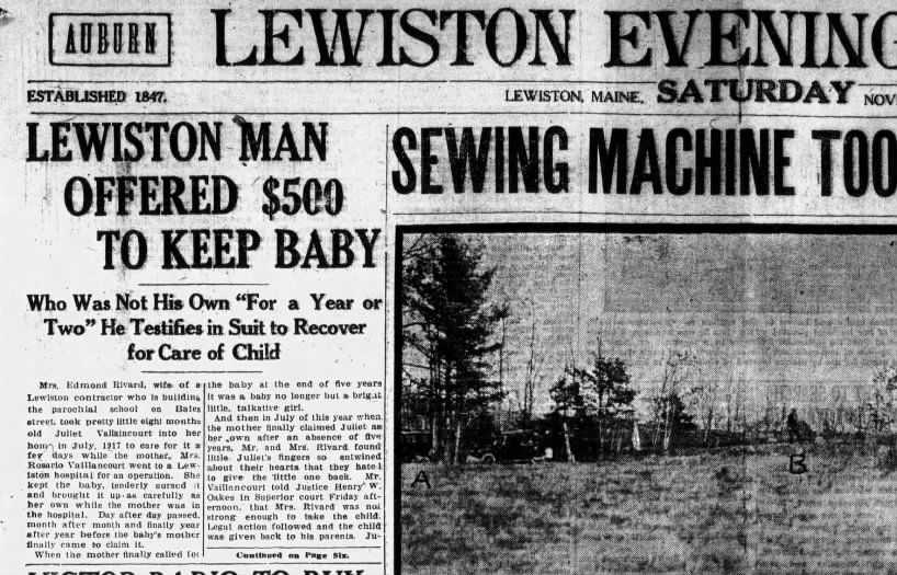 Lewiston man offered $500 to keep baby