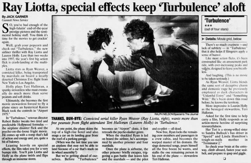 Ray Liotta, special effects keep 'Turbulence' aloft