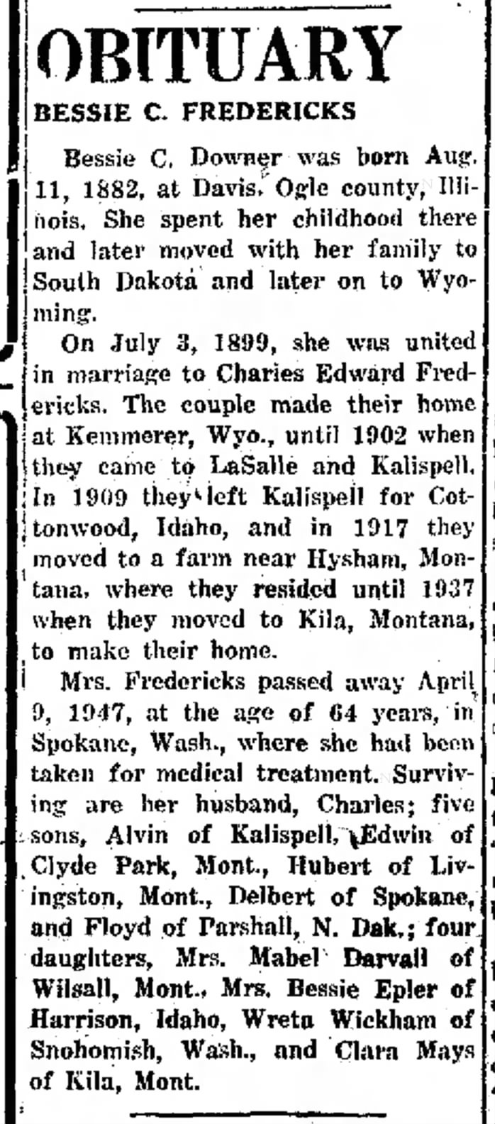 e Daily Inter Lake (Kalispell, Montana)  
 15 April 1947  
 Page 3