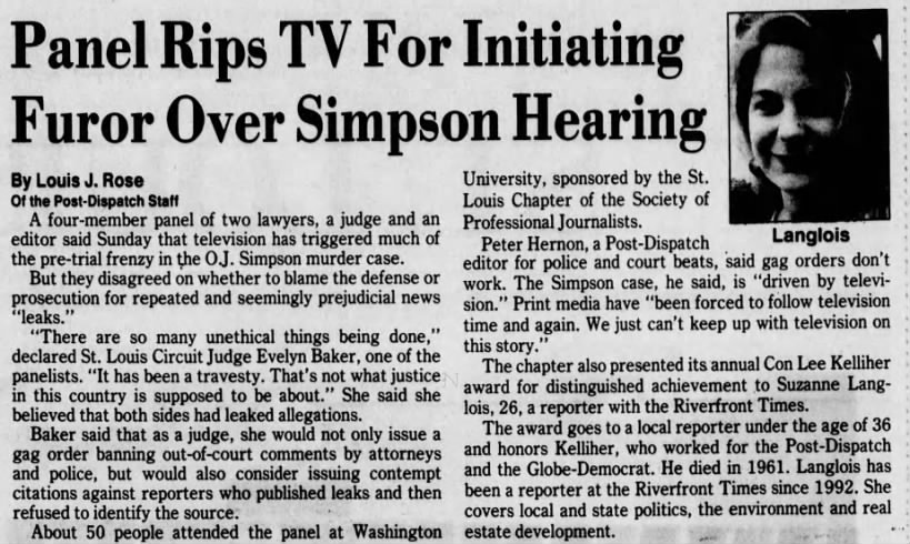 Panel Rips TV For Initiating Furor Over Simpson Hearing
