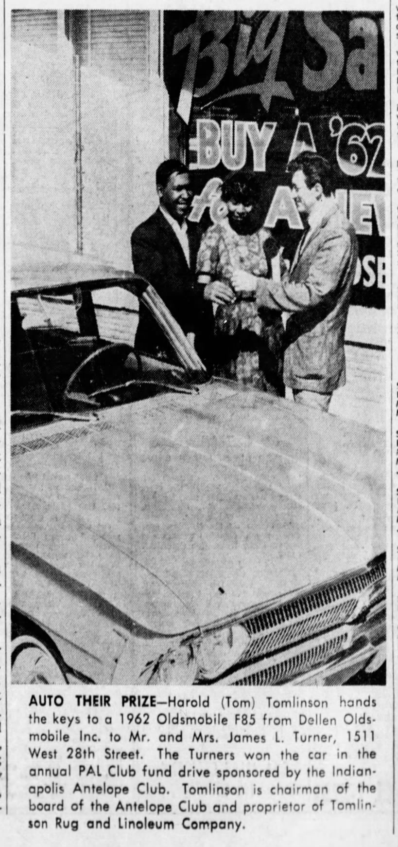 1962 9.16 Star Wins Oldsmobile