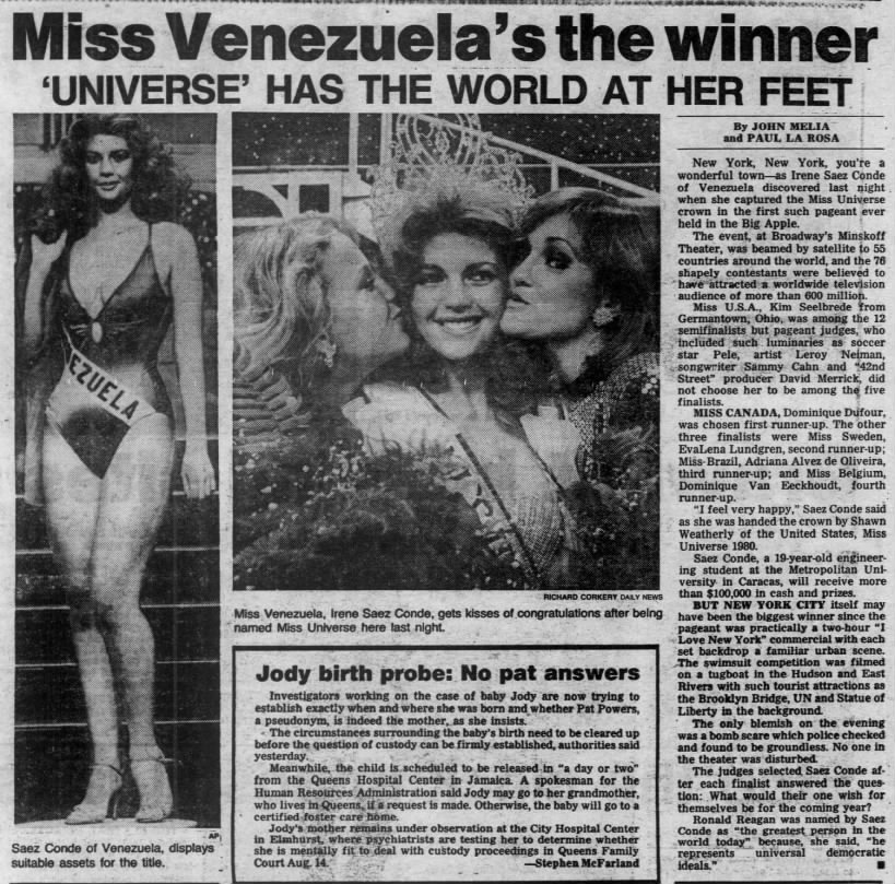 Miss Venezuela's the winner