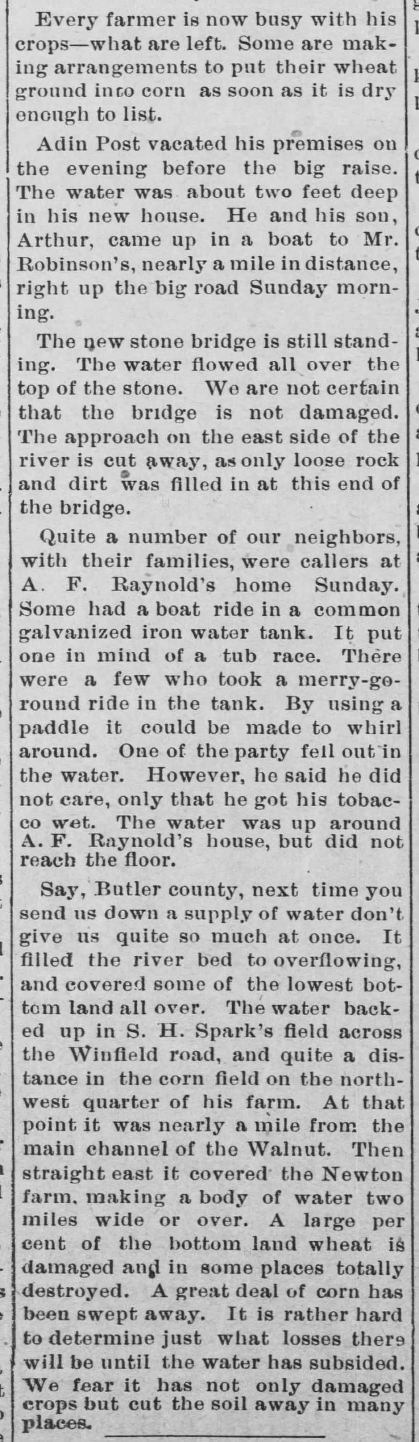 South Bend- flooding.... 6-10-1904