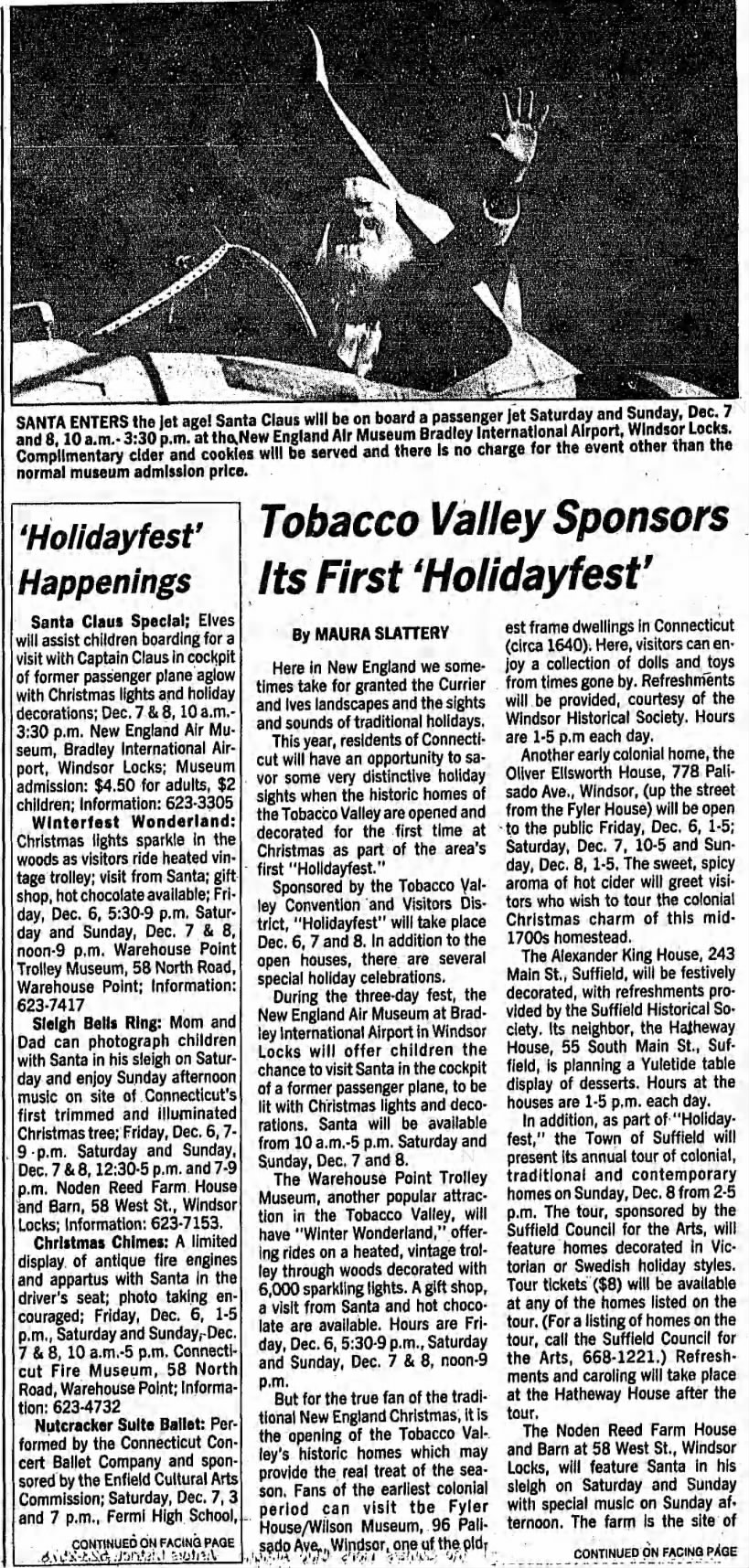 Tobacco Valley Sponsors Its First 'Holidayfest'