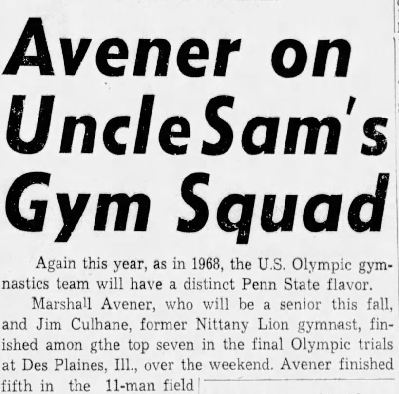 Avener on Uncle Sam's Gym Squad