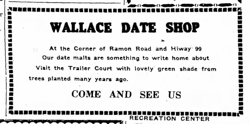 Wallace Date Shop