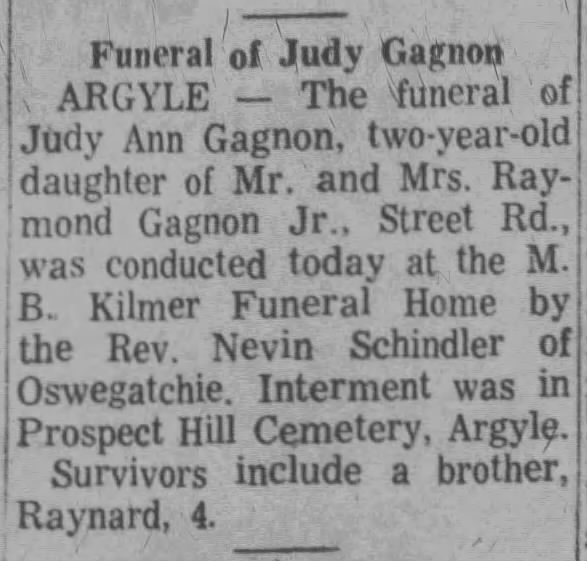 Judy Ann Gagnon - Funeral