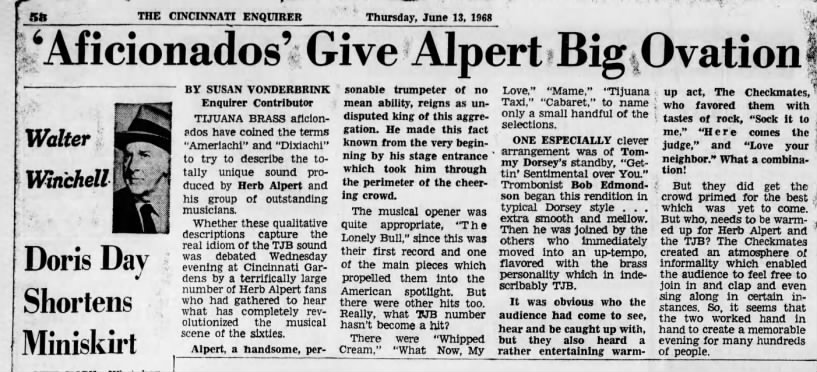 Cincinnati Enquirer 13 June 1968