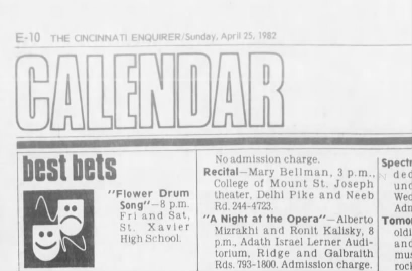 Cincinnati Enquirer
25 April 1982