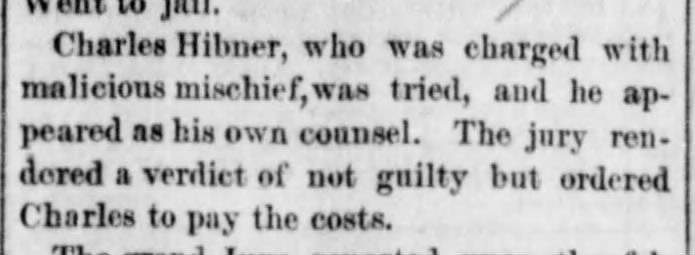 Charles Hibner, not guilty, col. 4