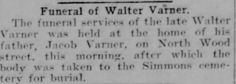 Obituary for Walter Varner
