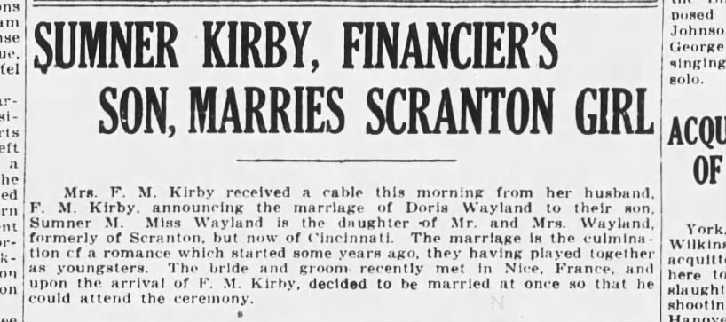 sumner Kirby 1925
