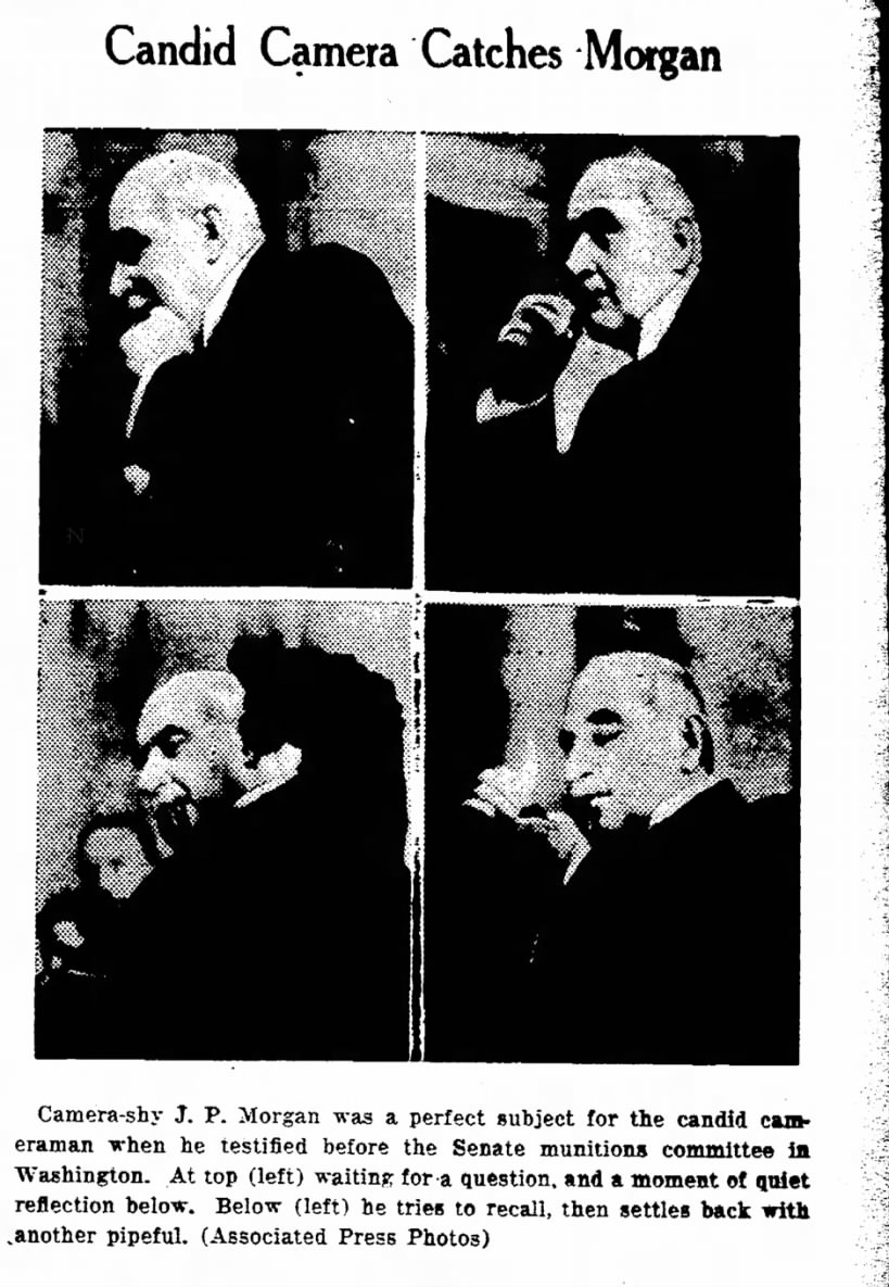 candid camera associated press j.p morgan 1.11.1936
