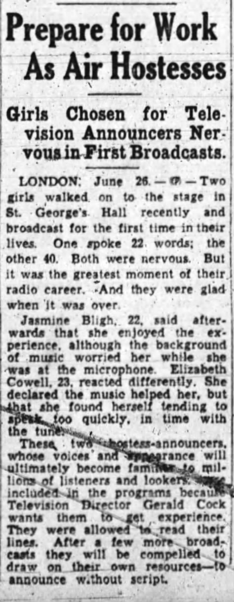 Air Hostesses Prepared - The Ottawa Journal - 27 June 1936 - Page 23