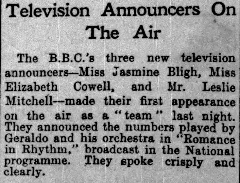 Bligh, Cowell, Mitchell Team - Liverpool Daily Post - 8 July 1936 - Page 7