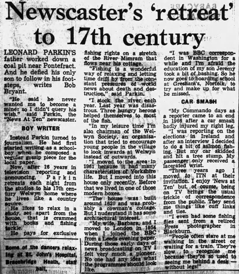 Leonard Parkin Profile - 6 February 1971 - Lincolnshire Echo - Page 7