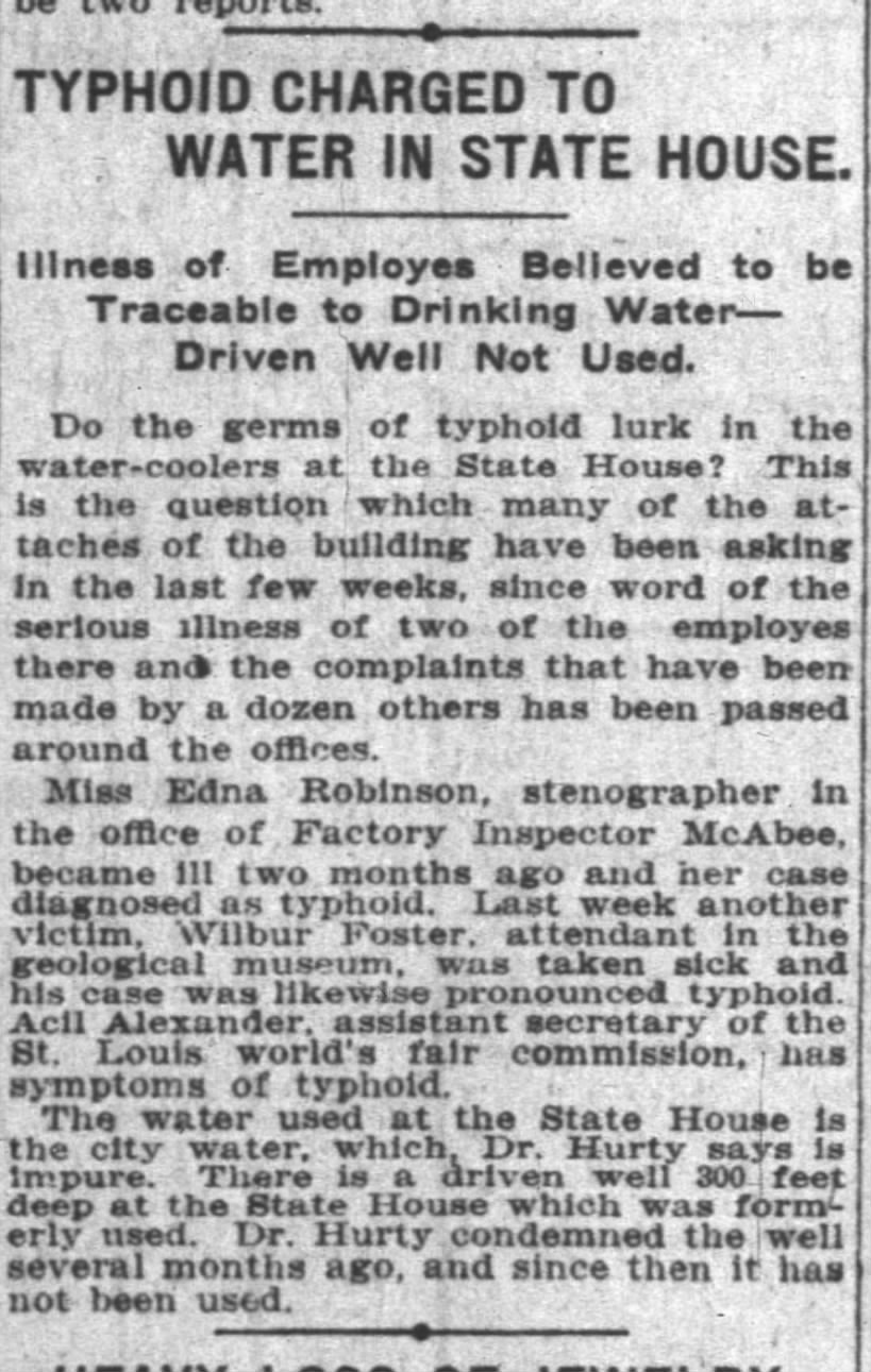 Water--Indianapolis News 8-13-1903