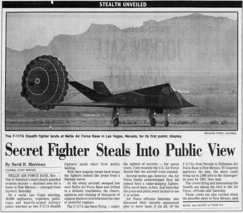 Secret Fighter Steals Into Public View