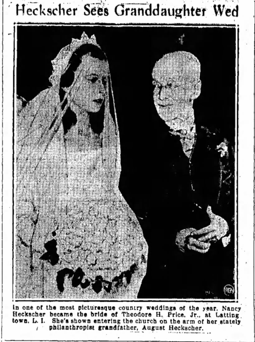 Granddauters weddng June 1935