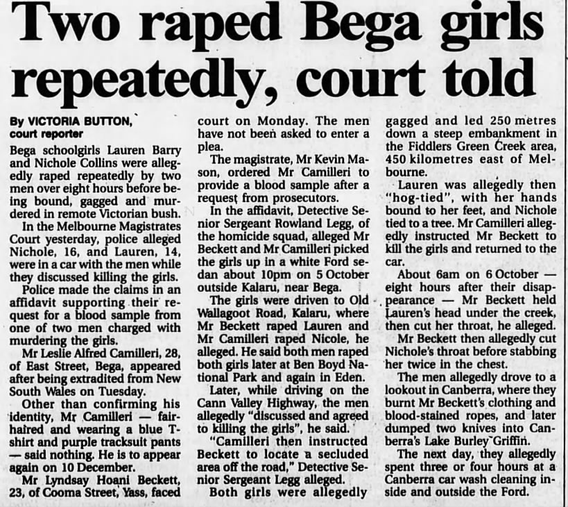 Two raped Bega girls repeatedly, court told