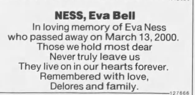 Eva Bell Ness