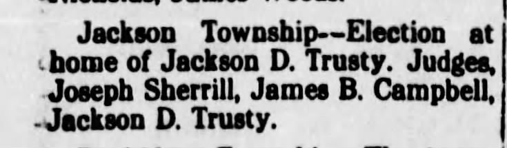 Jackson D. Trusty elected to judge