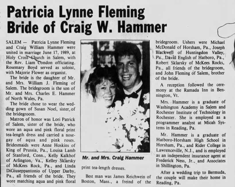 Marriage of Fleming / Hammer
