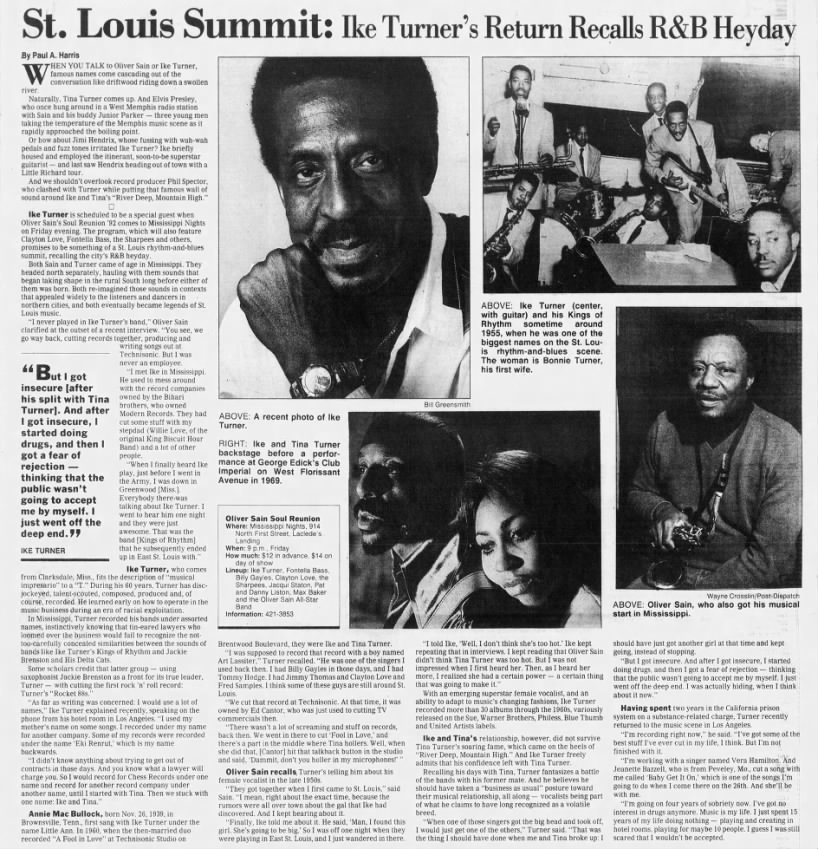 St. Louis Summit: Ike Turner's Return Recalls R&B Heyday