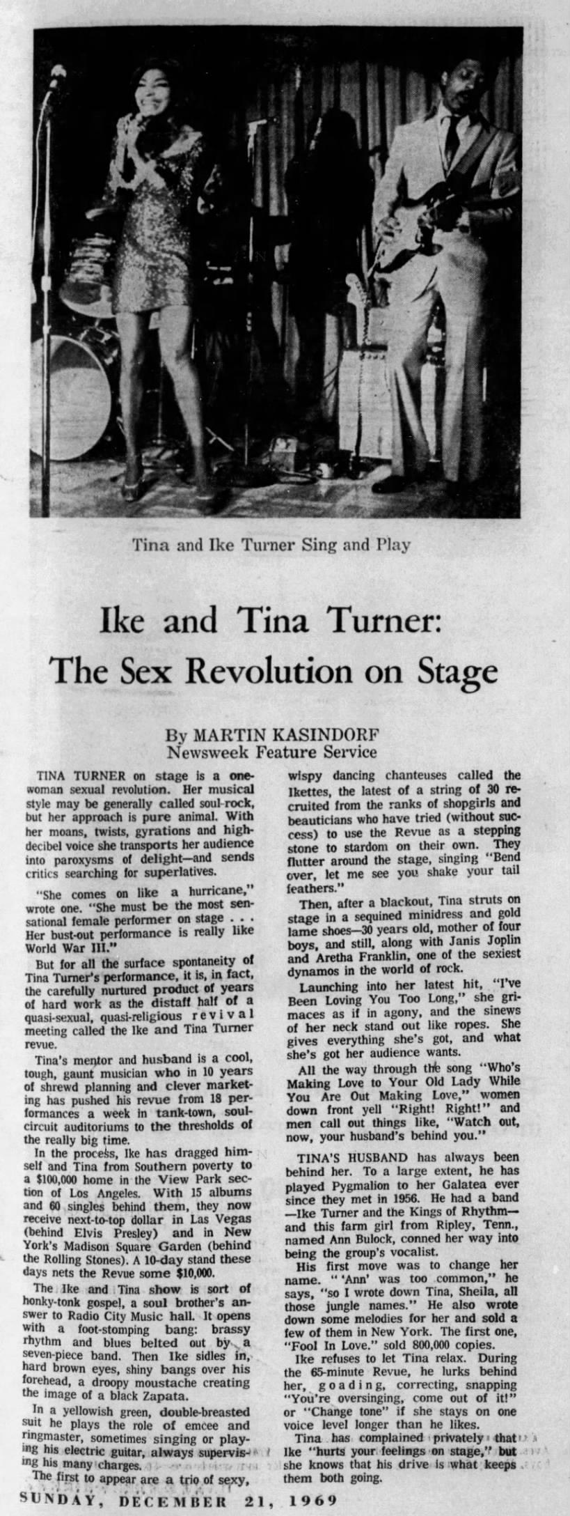 Ike and Tuna Turner: The Sex Revolution on Stage
