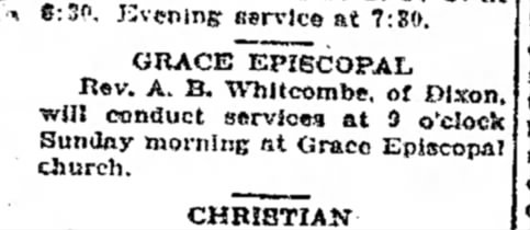 FABW holds services in Sterling 10/22/1927