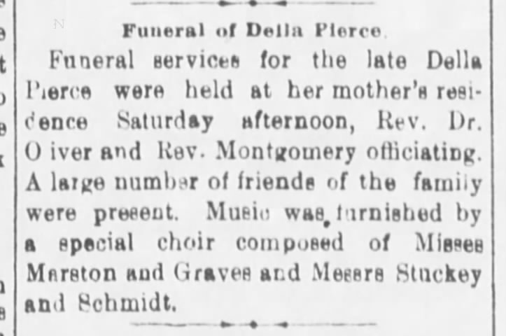Della Pierce funeral