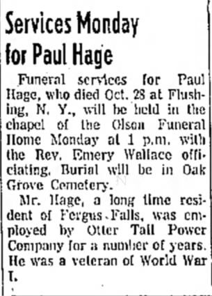 Paul Hage services