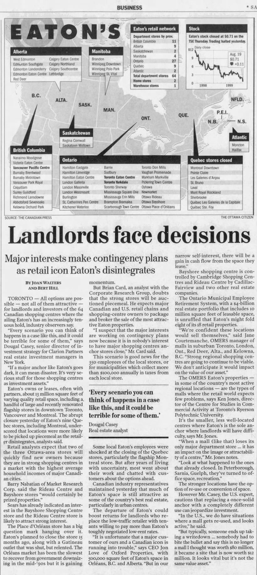 Landlord face decisions
