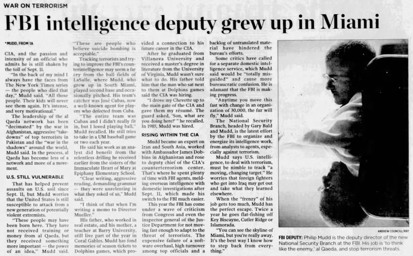 FBI intelligence deputy grew up in Miami