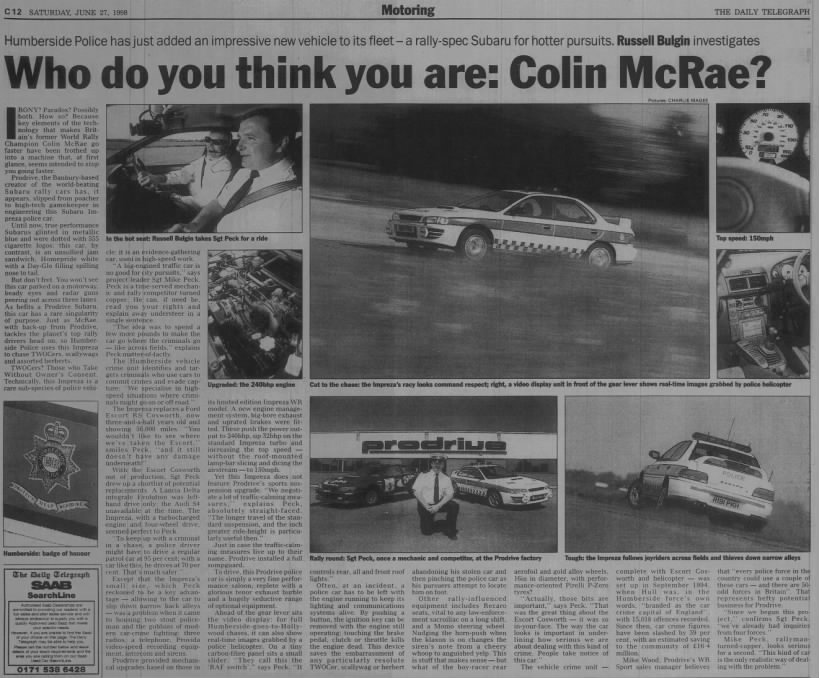 Who do you think you are: Colin McRae?