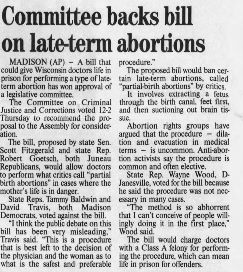 Committee backs bill on late-term abortions