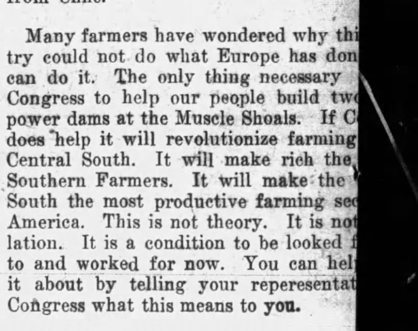 Advertisement by American Cyanamid ("Millions for Farmers...")