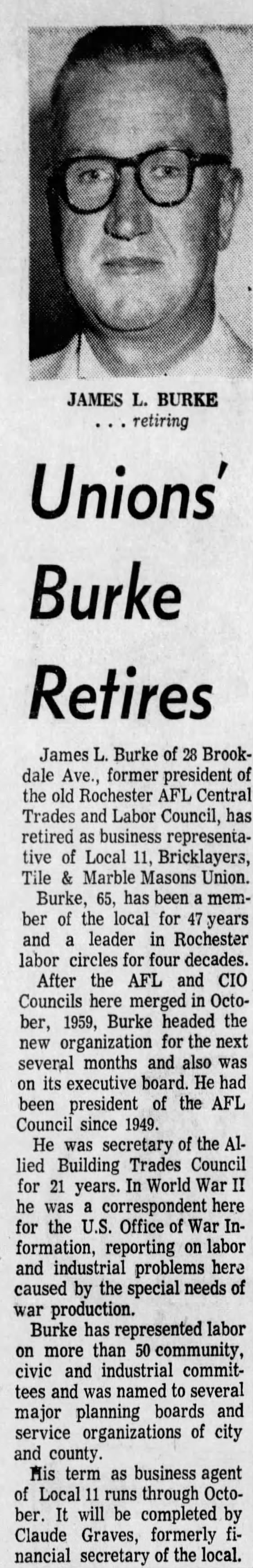 28 Jan 1971  Rochester Democrat & Chronicle  Section 4B