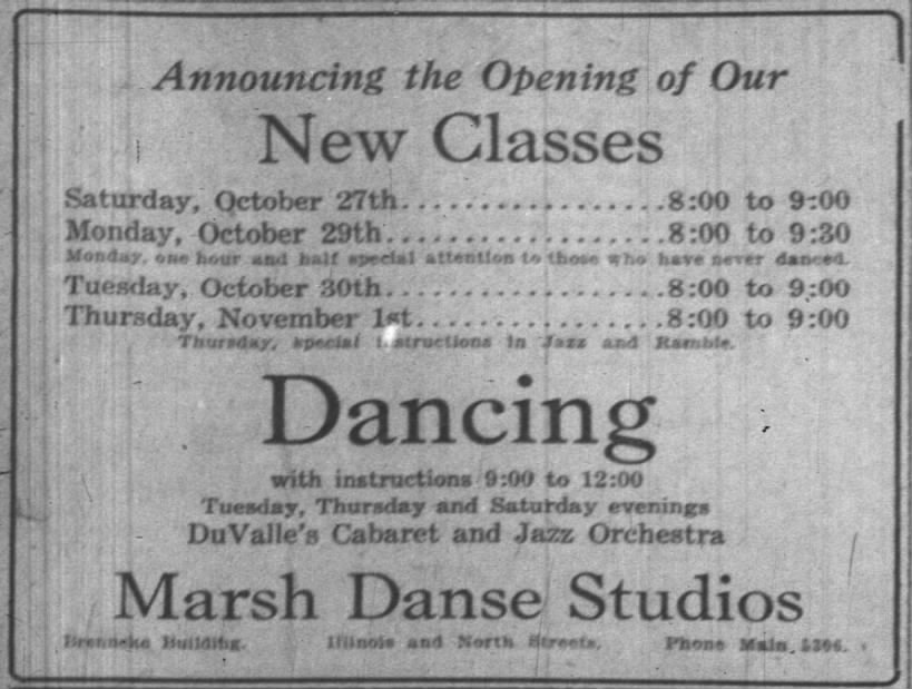 Marsh Danse Studios ad