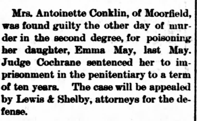 Conklin guilty of matricide