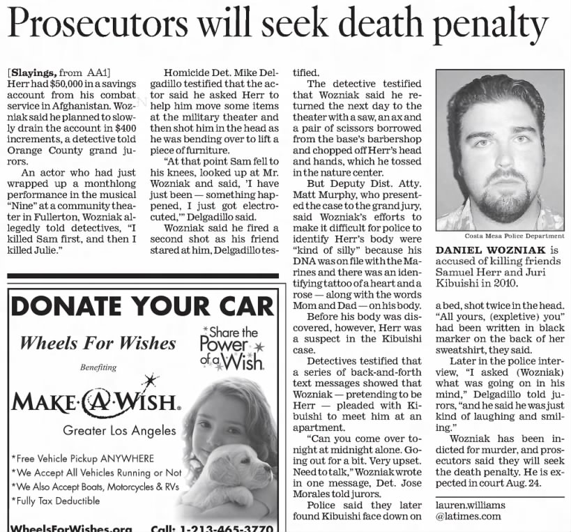 Prosecutors will seek death penalty