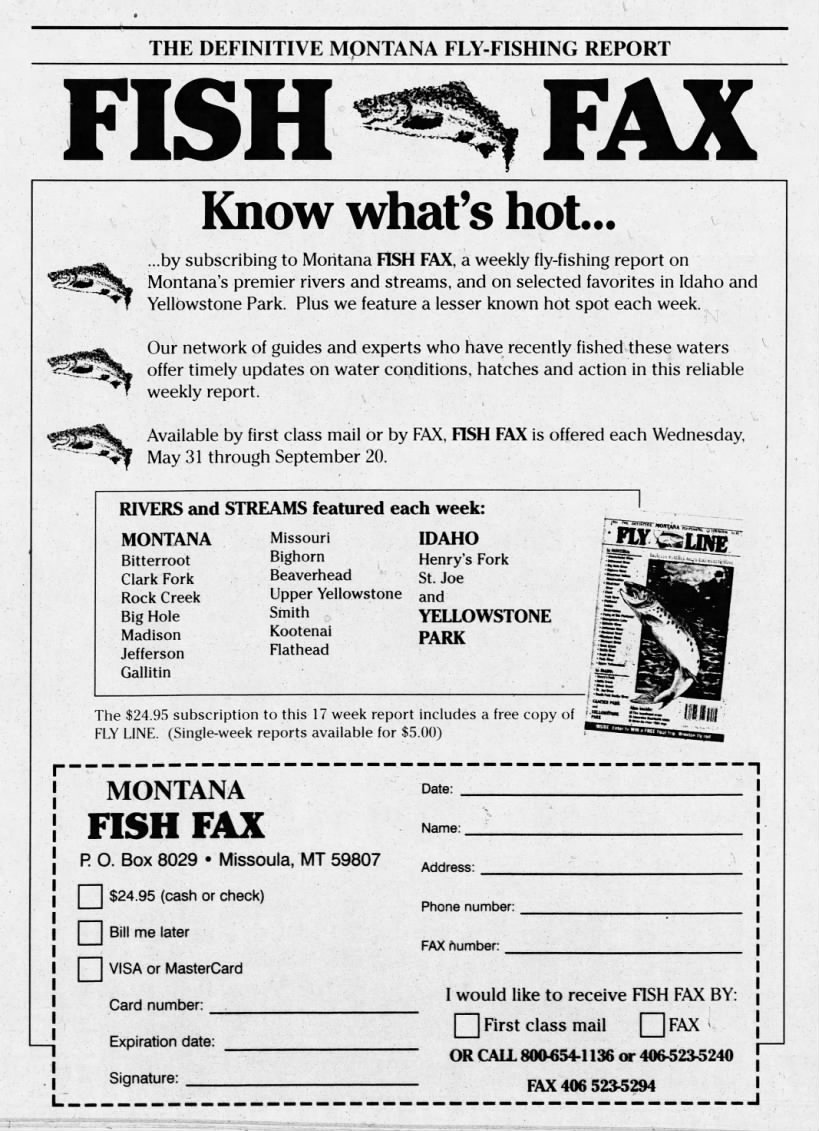 Fish Fax ad