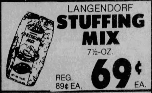 Final example of Langendorf stuffing mix