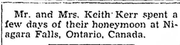 Kerr, Mr & Mrs Keith, Postville Herald, Postville, Iowa, Sept 18 1957, Pg 6